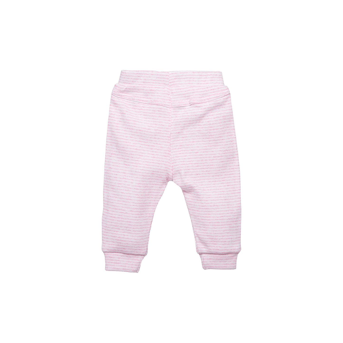 PANTALON RAYÉ ROSE