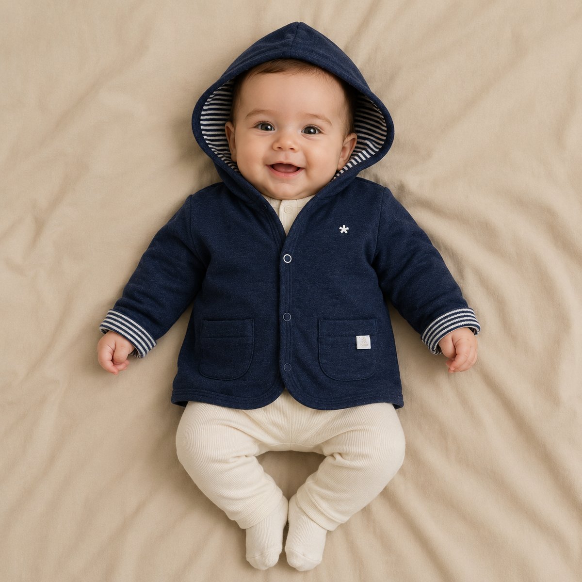 GILET REVERSIBLE BLEU