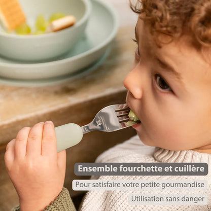 SET DE COUVERTS EN ACIER INOXYDABLE MEALTIME