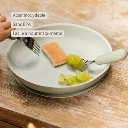 SET DE COUVERTS EN ACIER INOXYDABLE MEALTIME