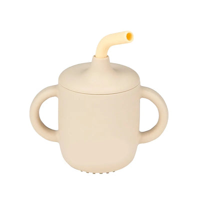 GOBELET EN SILICONE AVEC PAILLE