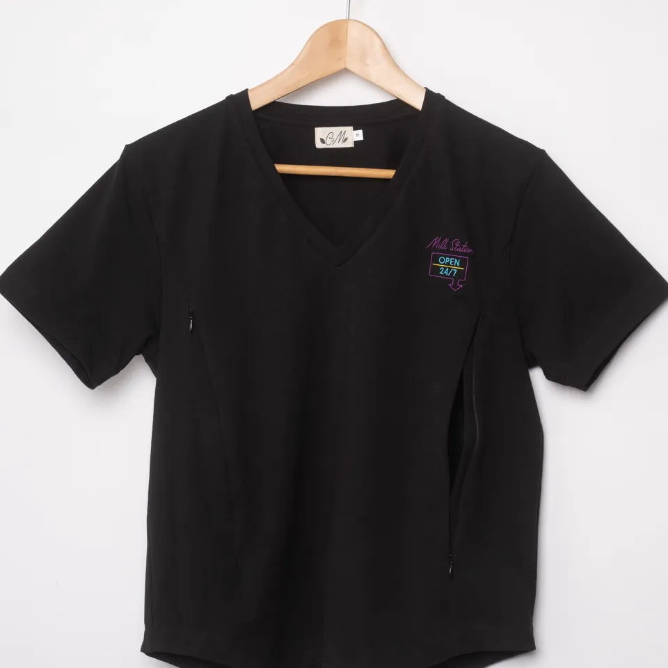 T-SHIRT D'ALLAITEMENT MILK STATION