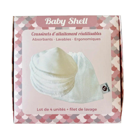 COUSSINETS LAVABLES BABY SHELL