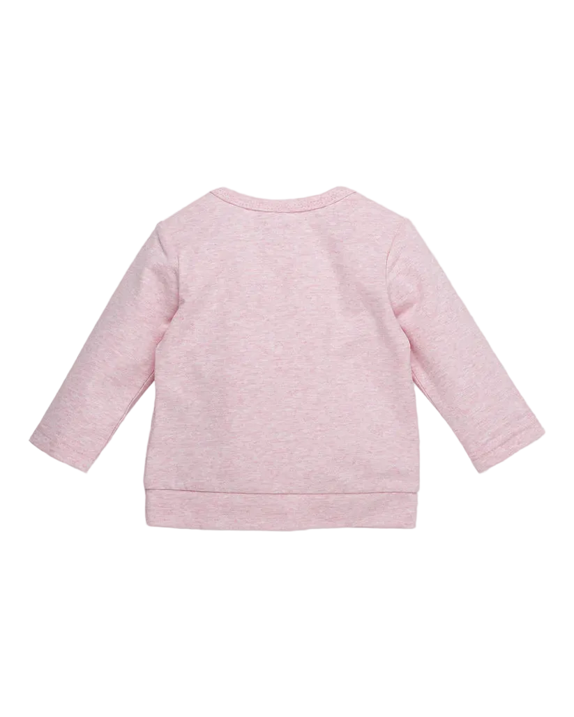 T-SHIRT MANCHES LONGUES ROSE