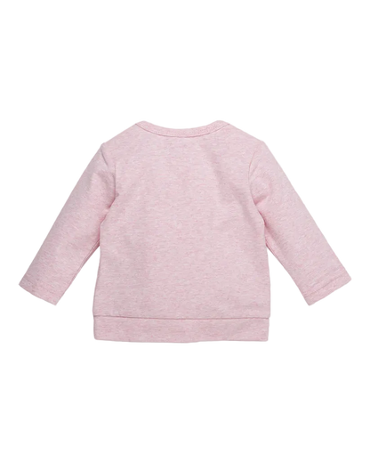 T-SHIRT MANCHES LONGUES ROSE