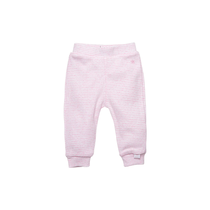PANTALON RAYÉ ROSE