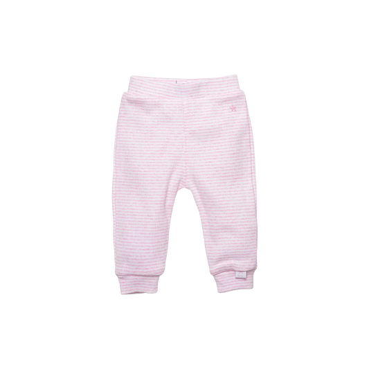 PANTALON RAYÉ ROSE