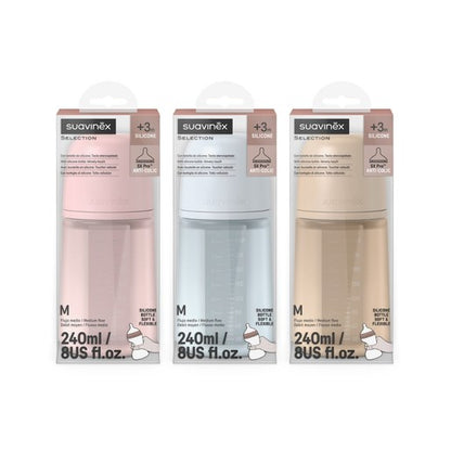 BIBERON SILICONE 240 ML