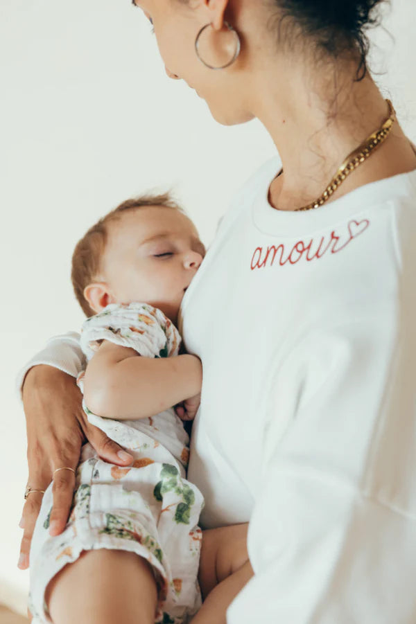 SWEAT BLANC AMOUR