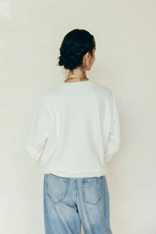 SWEAT BLANC AMOUR