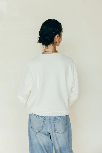 SWEAT BLANC AMOUR