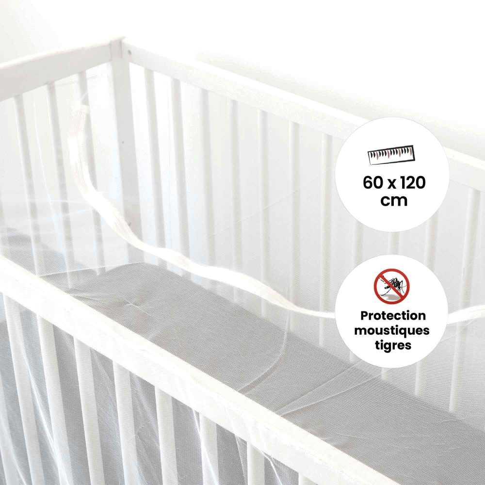 Moustiquaire lit bébé 60x120 cm