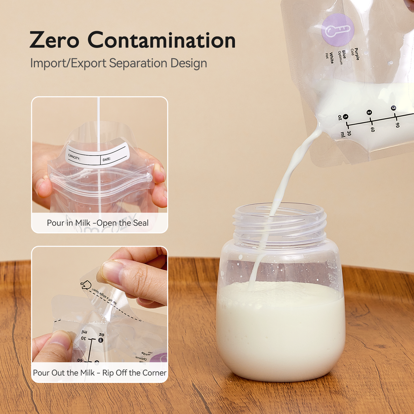 SACHETS DE CONSERVATION MOMCOZY (50PC)