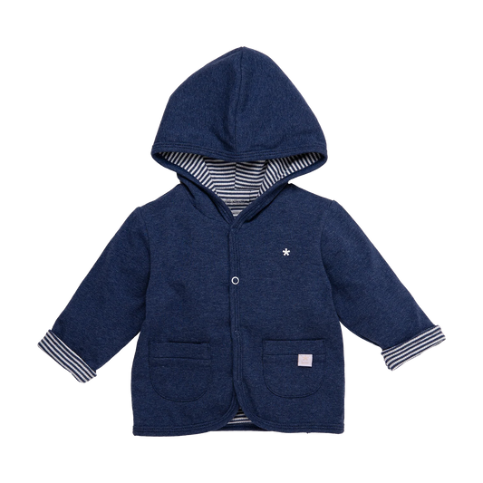 GILET REVERSIBLE BLEU