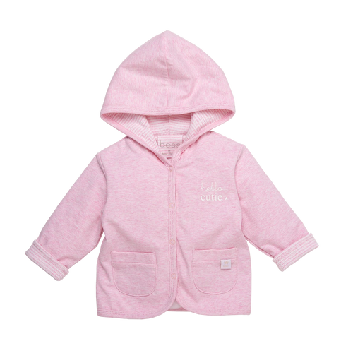 GILET REVERSIBLE ROSE