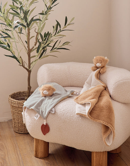 DOUDOU COUVERTURE NOMADE 50x50 FLUFFY
